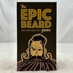 The Epic Beard Game Cards Chips Beards Bluffs by David Yearick New Sealed